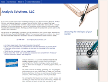 Tablet Screenshot of analyticsolutionsllc.com